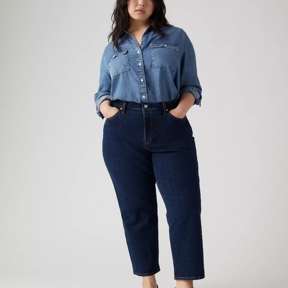 Levi's Classic Wedgie Blue Denim Jeans NWT 20W - Picture 1 of 6